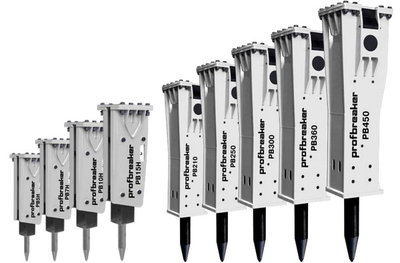 Гидромолоты открытого и закрытого типа &laquo;ProfBreaker&raquo; (Ю. Корея)