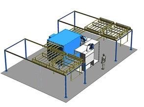 Оборудование для порошковой окраски металлических изделий "под ключ"