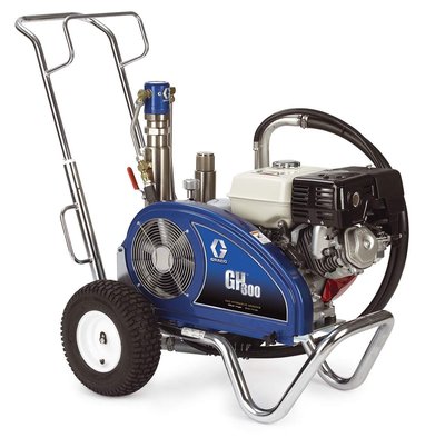 Безвоздушные бензо-электрогидравлические окрасочные аппараты Graco GH 130, GH 200, GH 230, GH 300