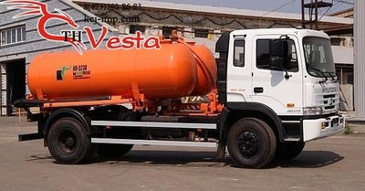 Продается илососная машина 8м3 на базе грузовой машины Hyundai HD170 2012 год .