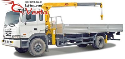 Продается КМУ Soosan SCS 736 (6 тонн)  на базе  грузовика  Hyundai HD 170 2012 год.