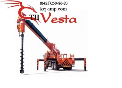 Продаётся автокран буровой Junjin SA-150C на базе грузовика Huyndai HD250/HD260 2012 года. 