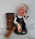 Интерьерная коллекционная кукла баба яга " Ёжка " от Игоря Выгузова