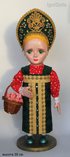 Авторская сувенирная кукла с корзинкой в стилизованном нац. костюме от Игоря Выгузова.