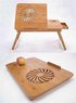 Столик (бамбуковый) для ноутбука с куллером 