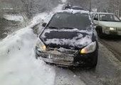 В снегопад водители стали осторожней