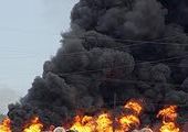 Крупный пожар на складе в городе Уссурийске