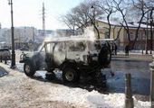 Взрыв джипа в центре Владивостока: подробности