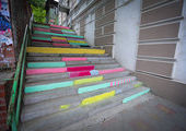 "Радужная" лестница появилась во Владивостоке ко Дню города