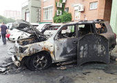 Во Владивостоке полностью сгорел Lexus