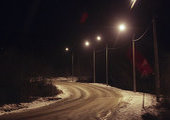 «Умные» фонари установили на дороге Находки