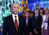 Конфуз во время новогоднего поздравления Путина
