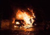 В новогодние праздники судье сожгли автомобиль
