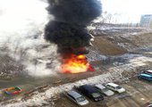 Во Владивостоке сожгли детскую площадку