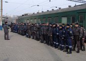 Сводный отряд приморской полиции отправляется в Северо-Кавказский регион