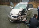В Приморье в лобовом столкновении автомобилей пострадали 4 человека