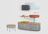 Новая дизайнерская коллекция удивительной мебели создана из керамической плитки