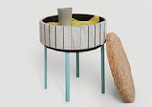 Новая дизайнерская коллекция удивительной мебели создана из керамической плитки