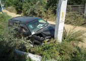 В Приморье женщина-водитель врезалась в стоявший на обочине автомобиль