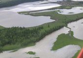 После дождей в Приморье ручей отрезал три села от "большой земли"