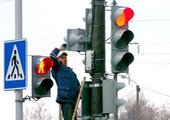 Первый из 20-ти светофоров заговорил во Владивостоке