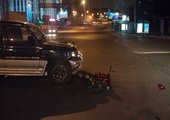 Во Владивостоке джип сбил несовершеннолетнего мотоциклиста