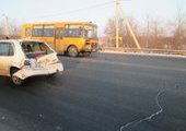 В Приморье в ДТП попал школьный автобус