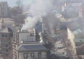 Во Владивостоке ликвидирован пожар в Сбербанке