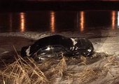 Во Владивостоке дрифтер утопил свой автомобиль в озере