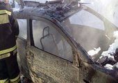 В Приморье автолюбитель сжёг свой автомобиль вместе с гаражом
