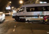 Во Владивостоке 13-летний мопедист влетел под автобус