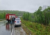 Скорая помощь попала в аварию в Приморье: пациент погиб, фельдшер ранена