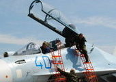 Истребители Су-30 выполняют первые полеты на Дальнем Востоке