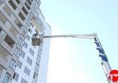 Пожарные осваивают новую технику для высотных домов