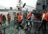 На корабле Тихоокеанского флота снимали музыкальную комедию