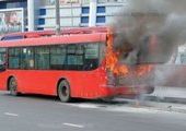Во Владивостоке загорелся маршрутный автобус