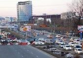 Автомобильное движение во Владивостоке блокировано
