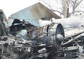 Следователи считают, что самолет СУ-27 рухнул в Надеждинском районе по вине пилота