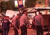 Полицейский в Приморье врезался в автобусную остановку, один человек пострадал