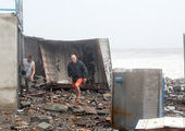 Особенно зрелищные последствия тайфуна во Владивостоке – на побережье